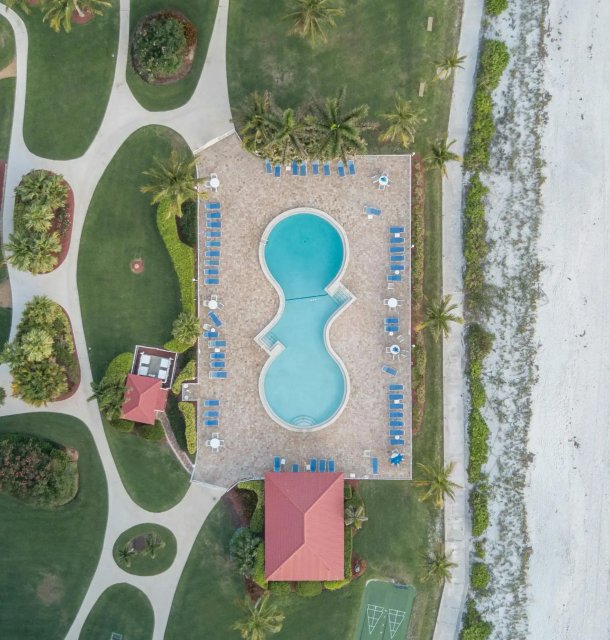 Photo of a backyard with a stunning landscape